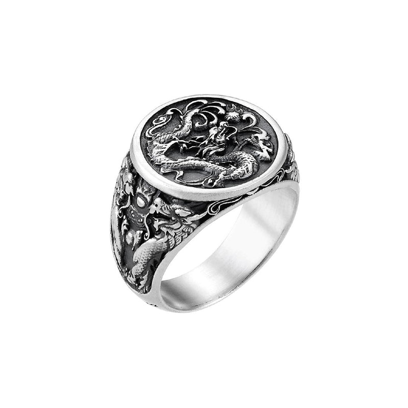 Comprar anillo sello de plata de hombre OKsilver