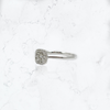 Anillo Solitario Cuadrado