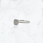 Anillo Solitario Cuadrado
