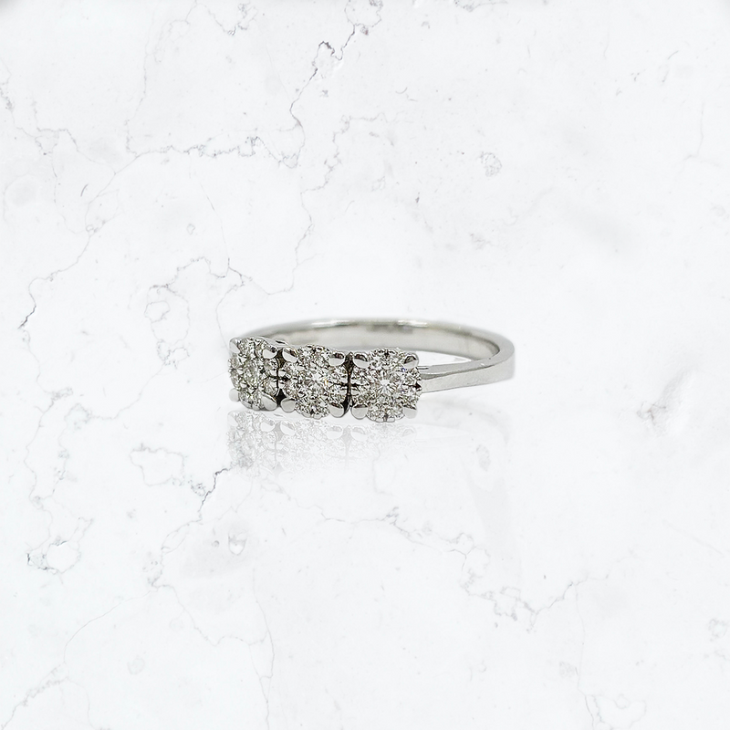 Anillo Tricillo Roseta