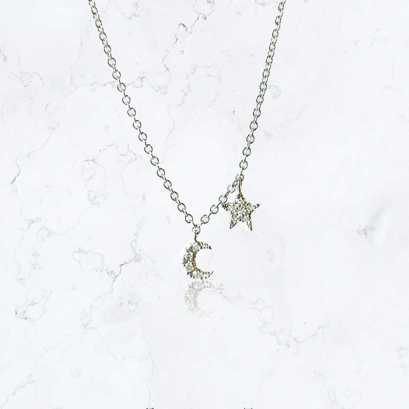 Collar Luna y Estrella