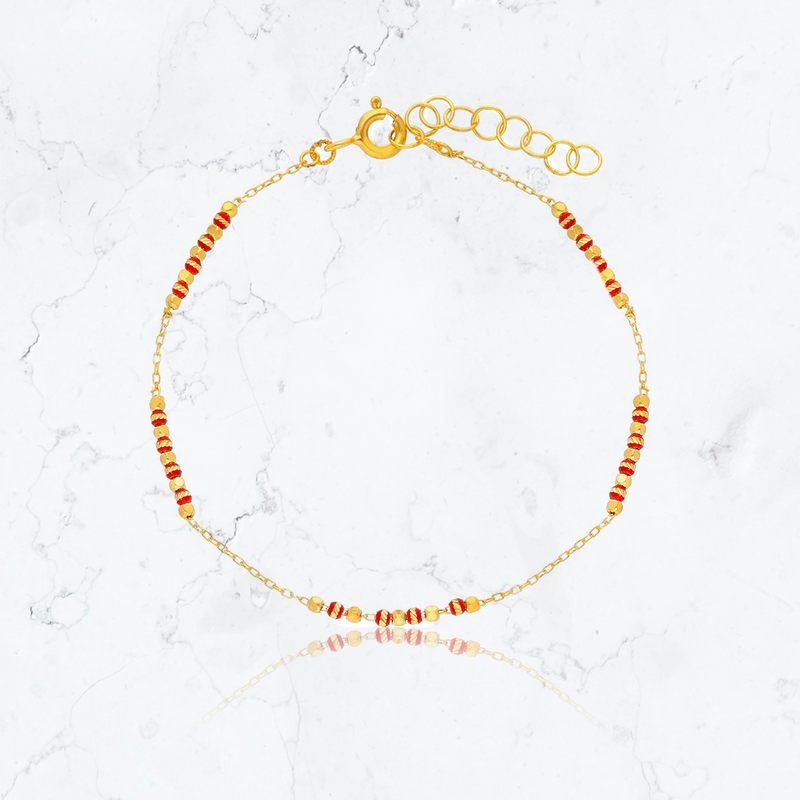 Pulsera Red & Gold